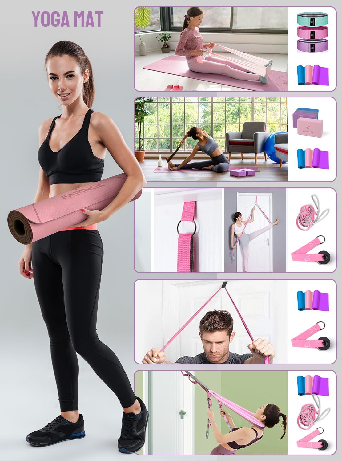 UltraFold Yoga Mat and Kit - Image 3