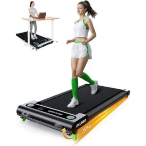 AKLUER Treadmill with accessories for home workout