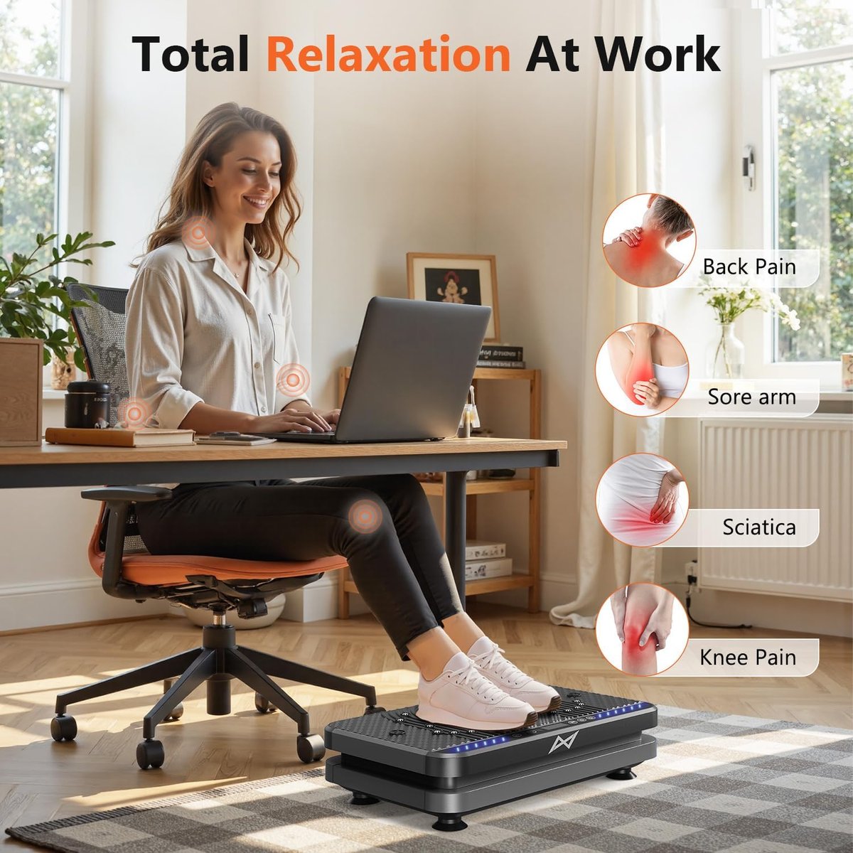 AXV Vibration Plate compact design for small space