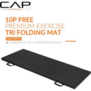 CAP Barbell fitness equipment with accessories for home workout