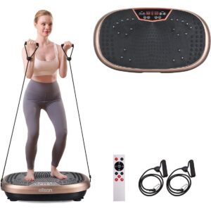 EILISON Vibration Plate with accessories for home workout