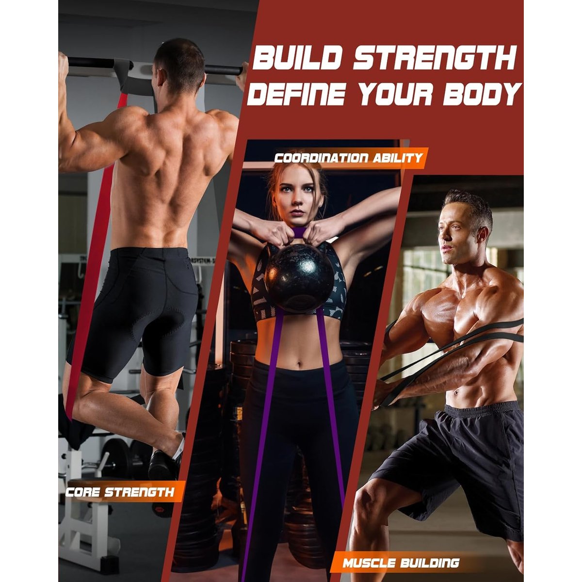 Fitense Resistance Bands full body workout in use at home - Home Workout