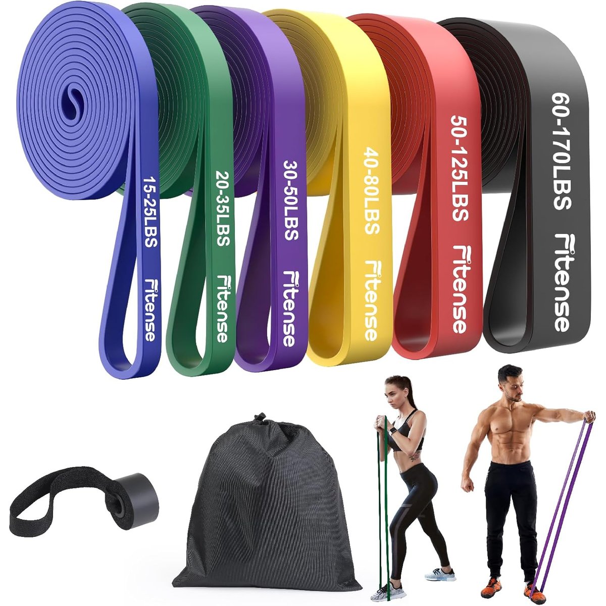 Fitense Resistance Bands with accessories for home workout