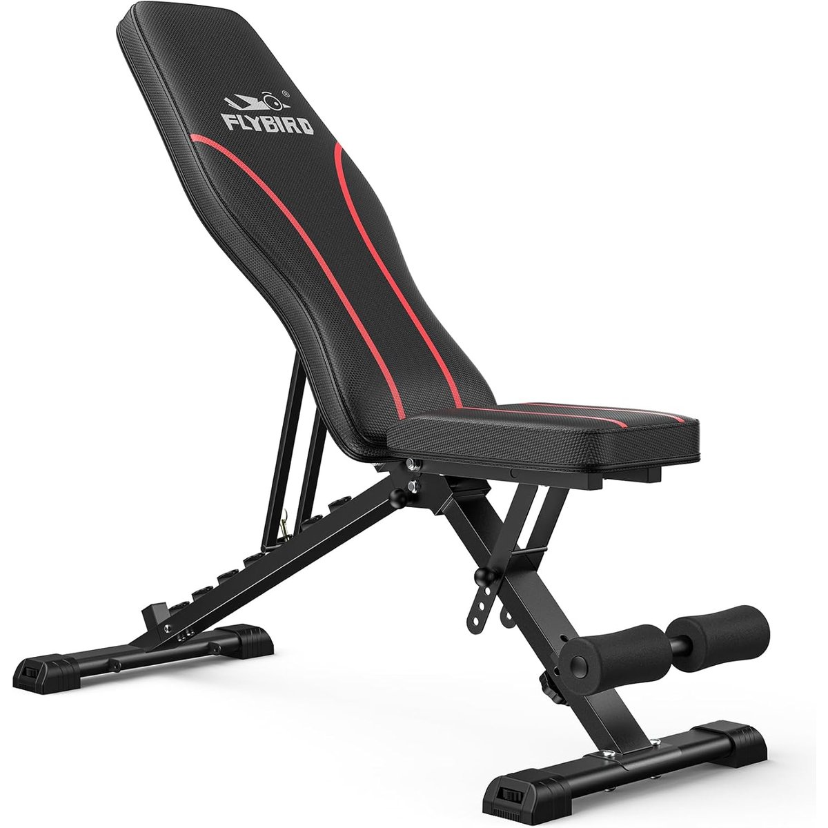 FLYBIRD Weight Bench with accessories for home workout