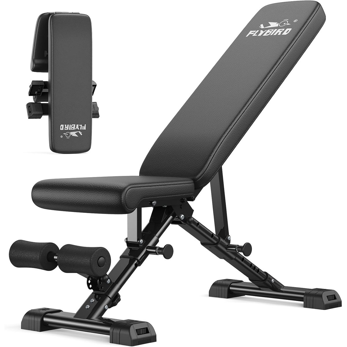 FLYBIRD Weight Bench with accessories for home workout