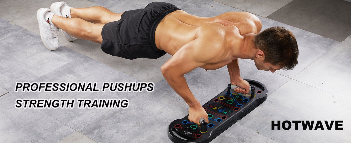 HOTWAVE Push-Up Board product features and specifications - Home Upper-Body Training