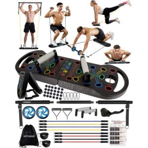HOTWAVE Push-Up Board with accessories for home workout