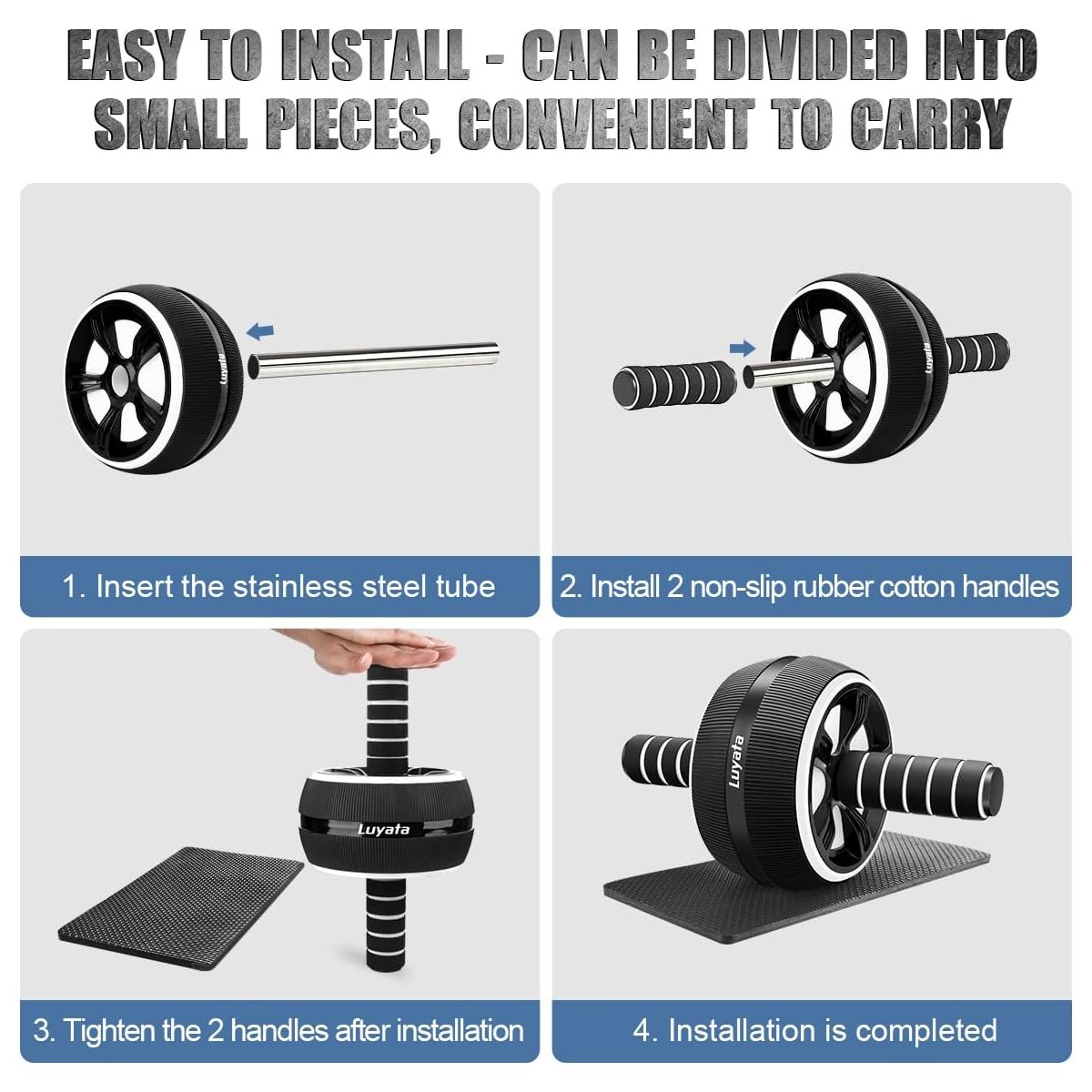 Luyata Resistance Bands compact design for small space