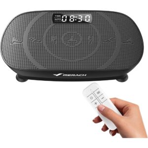 MERACH Vibration Plate with accessories for home workout