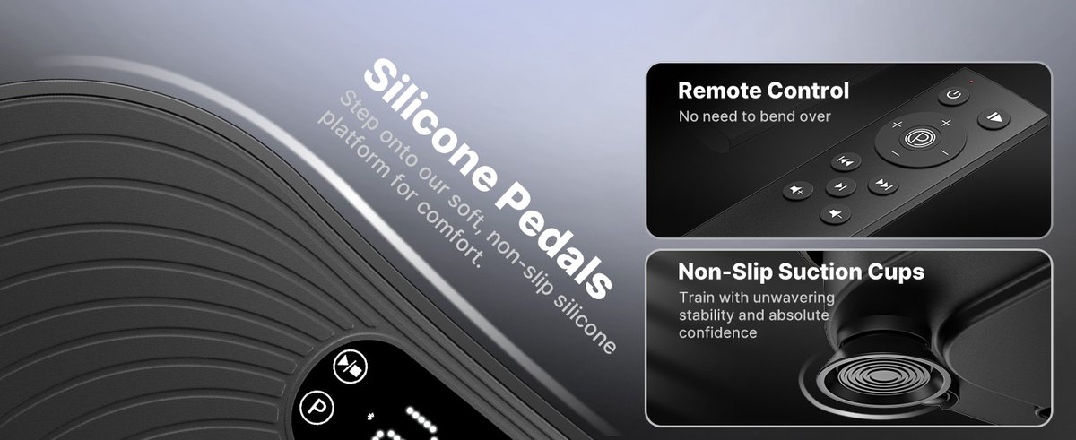 MERACH Vibration Plate compact dimensions for home use - Home Recovery