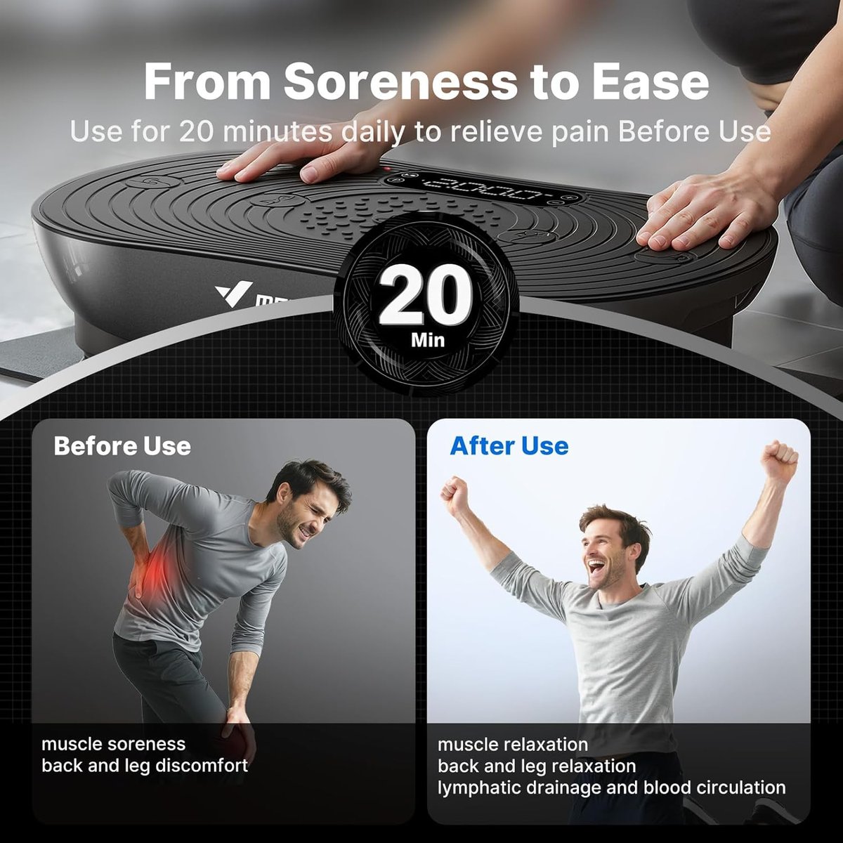 MERACH Vibration Plate durable construction closeup