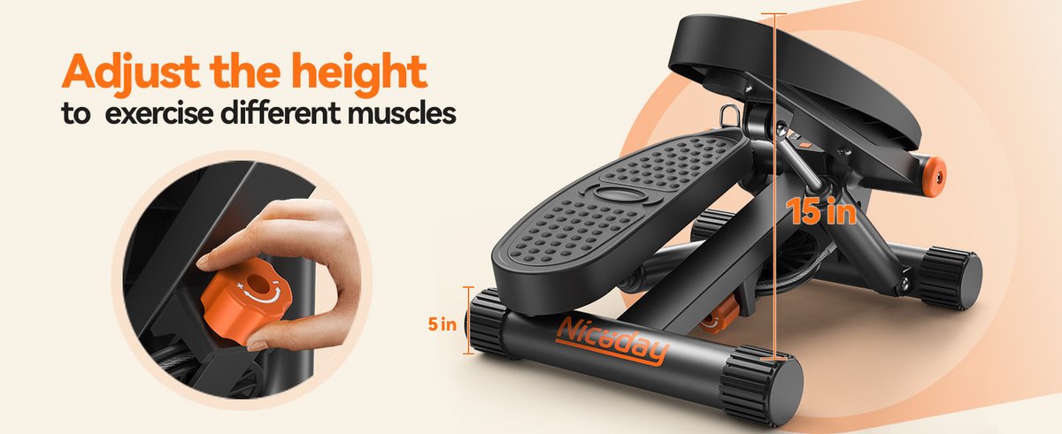 Niceday Stepper setup and assembly guide - Small-Space Cardio