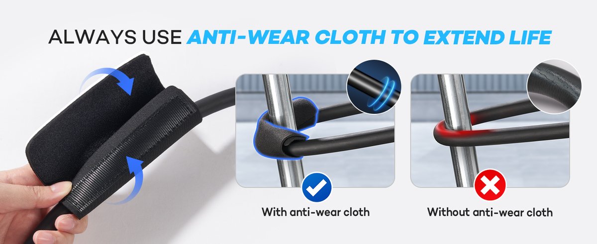 NITEEN Resistance Bands setup and assembly guide - Home Workout