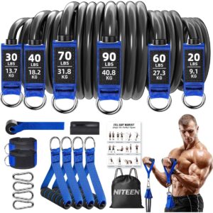 NITEEN Resistance Bands with accessories for home workout