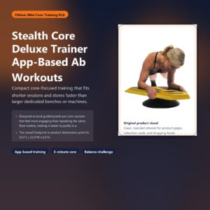 stealth core deluxe trainer for app based ab workouts hero image for FitGear Mini