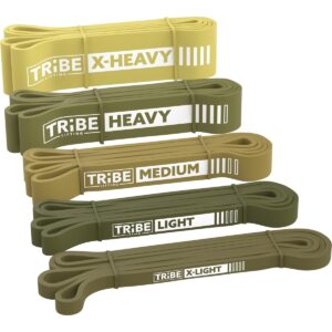Tribe Lifting Resistance Bands with accessories for home workout