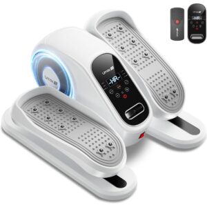 UMAY Under-Desk Elliptical with accessories for home workout