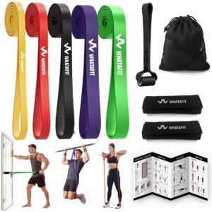 WHATAFIT Resistance Bands with accessories for home workout