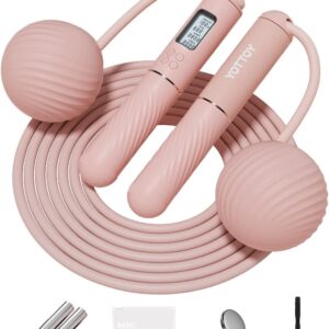 LCD Display Cordless Jump Rope with Gravity Ball Counter