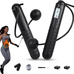 Weighted Gravity Ball Cordless Skipping Rope with Digital Counter