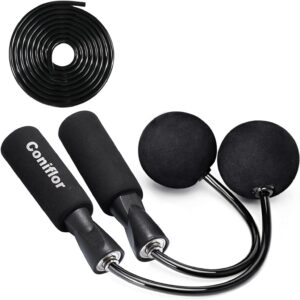 2-in-1 Corded and Cordless Dual-Mode Jump Rope with Ball Bearings