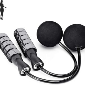 Weighted Ropeless Fitness Jump Rope for Indoor HIIT Training