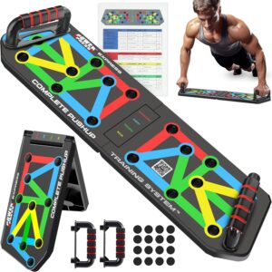 Color-Coded Foldable Push-Up Board with 30+ Combo Positions