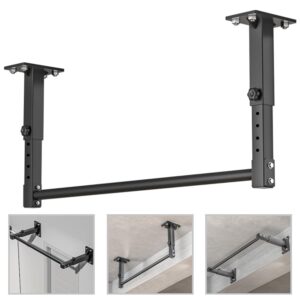 FitGear Ceiling-Mounted Pull-Up Bar with Rings