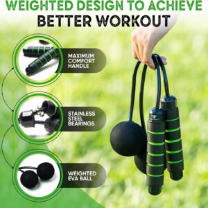 FitGear Cordless Jump Rope Weighted 1/2LB
