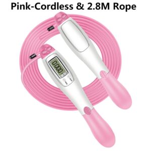 FitGear Smart Counting Cordless Rope LCD