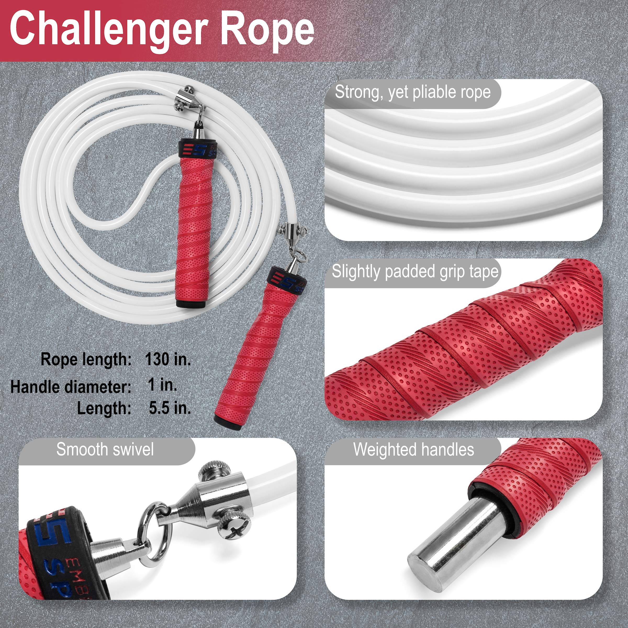 FitGear Heavy Cordless Rope 1LB Weighted
