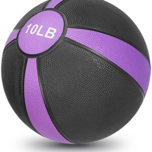 FitGear Medicine Ball 10lb Rubber Slam Ball