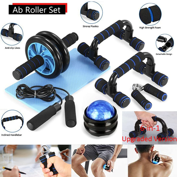 FitGear Push-Up Board with Ab Roller Combo
