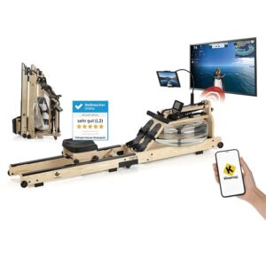FitGear Water Rowing Machine Natural Feel