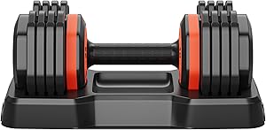 FitGear Adjustable Dumbbells 5-25lb Pair